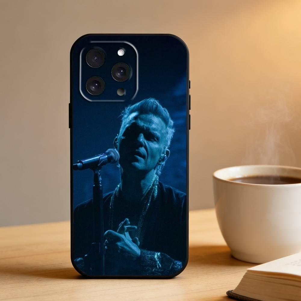 Singer R-Robbie W-Williams Phone Case For iPhone 16,15,14,13,12,17,Pro Max,Plus Silicone Black Case