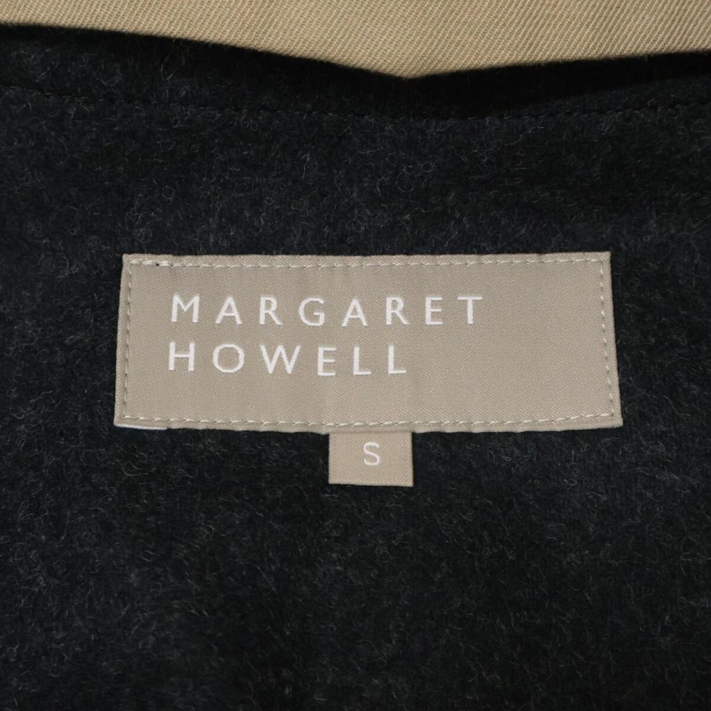 MARGARET HOWELL 579-811001 Beige Wool-Nylon Lined Trench Coat Coat S beigeUsed