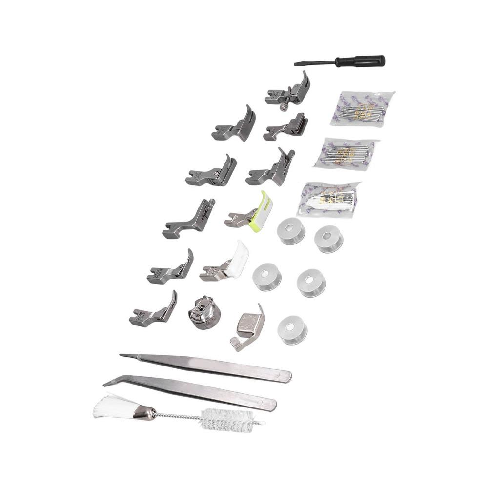 Edelstahl Nähfußset Kunststoff Aufbewahrungsbox Mehrere Teile Nähmaschine Nähfuß Nähfüße Set Stickerei