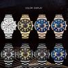 Men'S Watch Fashion Student Calendar Luminous Quartz Movement Watch