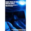 1PCS LED Touch Light Mini Wireless RGB Atmosphere Light USB Charging Auto Roof Ceiling Reading Lamp Car Interior Lighting 5V