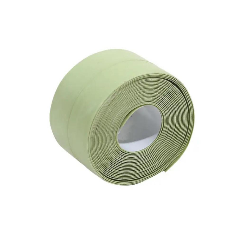 1pc 1mX3.8cm Waterproof Sealing Tape Strips PVC Self Adhesive Wall Sticker for Bathroom Shower Bath Seal Caulk Strip Sink