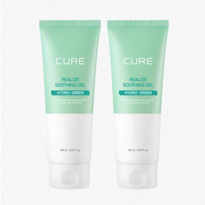 CURE Real Aloe Soothing Gel 150ml Kim Jeong Moon Aloe Korean Cosmetics After Sun Care