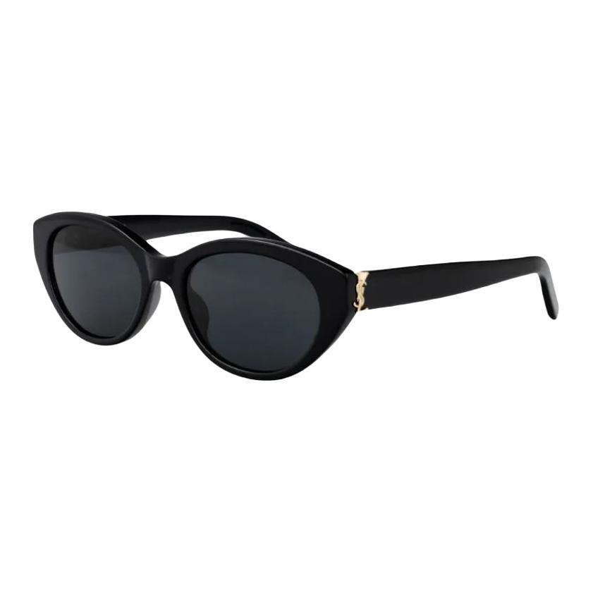 Saint Laurent Full Frame Detail Acetate Cat Eye Sunglasses Women Sunglasses Black 30048348