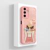 For Samsung Galaxy A15 A16 A14 M15 M16 F13 F15 Cover Case Cute Cartoon Astronaut Pattern Liquid Silicone Anti Drop Protective Shell For Samsung Casing