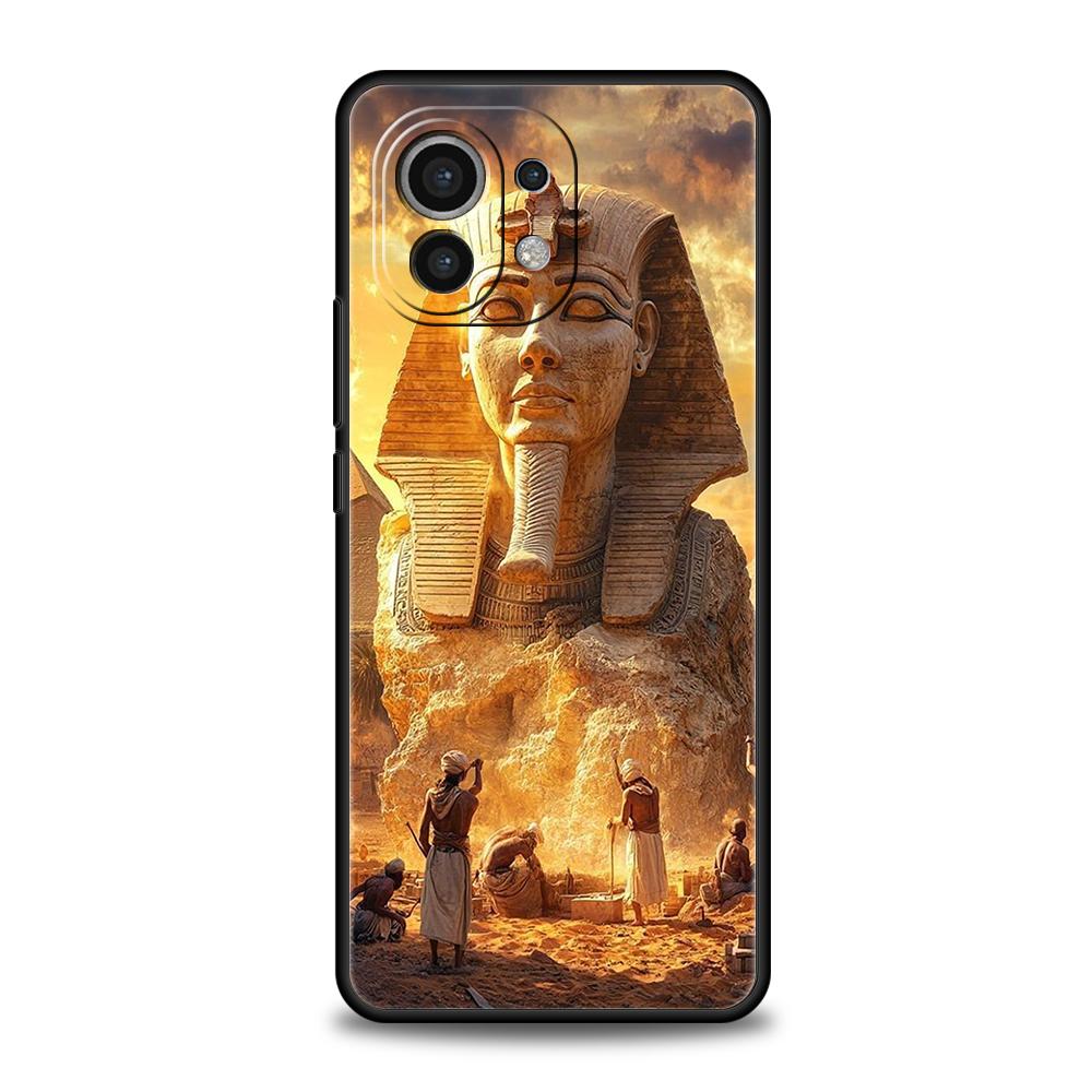 Egypt Egyptian God pyramid Phone Case For Xiaomi 15 14 13 12 Lite 14T 13T 12T Pro Poco X7 X6 X5 X4 X3 NFC F7 Ultra F6 Pro Cover