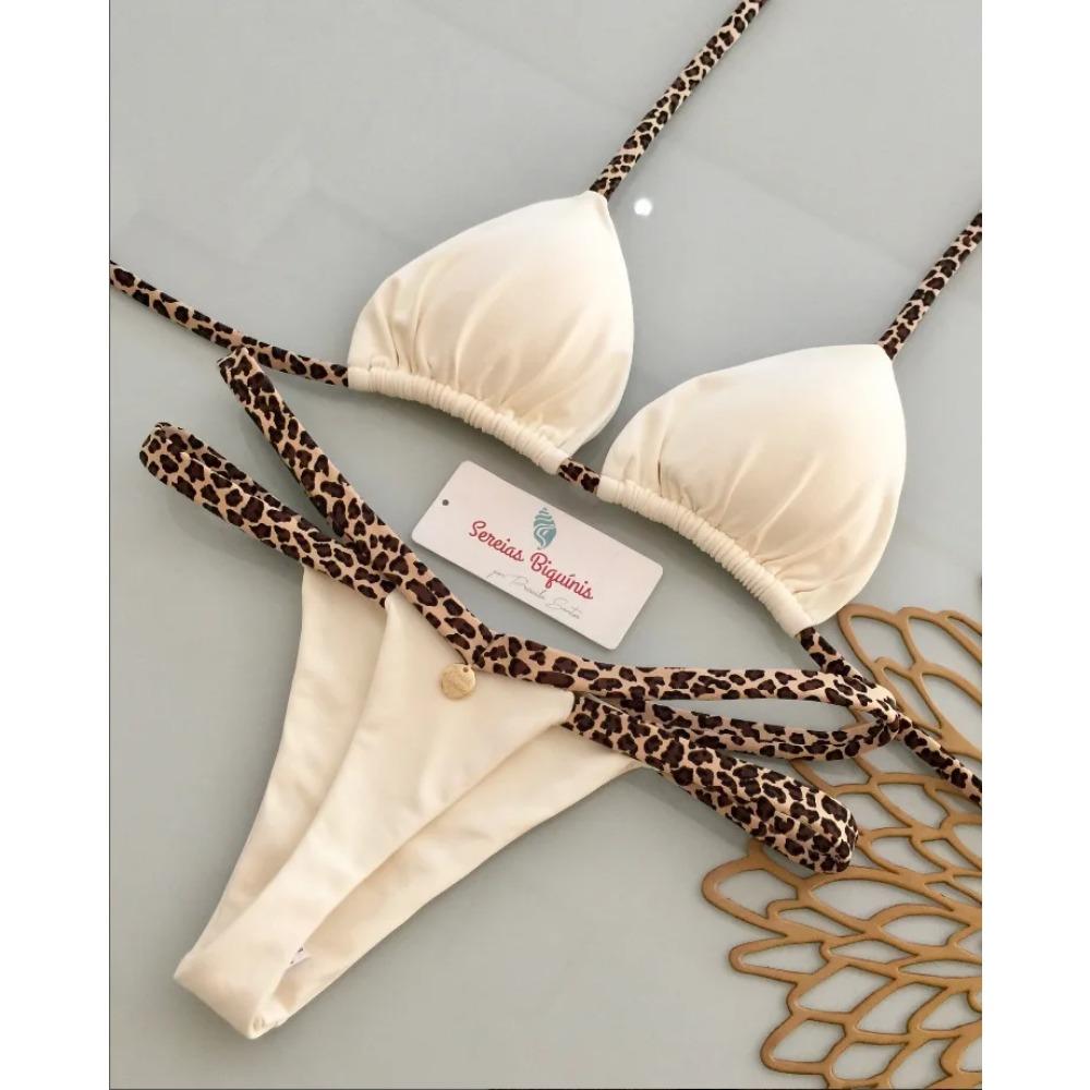 Sexy Mciro Bikini Set Women Holiday Swimsuit Lace-up Swimwear Brazilian Biquini Thong Beachwear Party Wear Vacation Bikinis