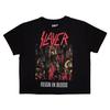 Slayer Womens/Ladies Reign In Blood Crop Top