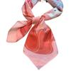 New Silk Scarf Versatile Streamer Simulation Silk Silk Scarf Scarf High Sense Elegant Fashion Scarf 71 Square Scarf Floral