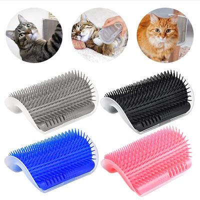 Cat Self Groomer for Indoor Cats Cat Face Scratcher Wall Corner Self Grooming Cat Brush Grooming Massage Brush Perfect Scratch Massager Tool