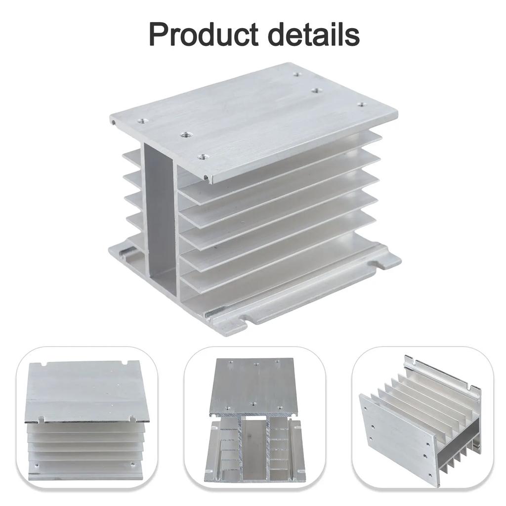 Heat Dissipation Aluminum Heat Sink Electronic Setup Efficient Heat Dissipation For Electronic Projects 150mm X 98mm X 79mm