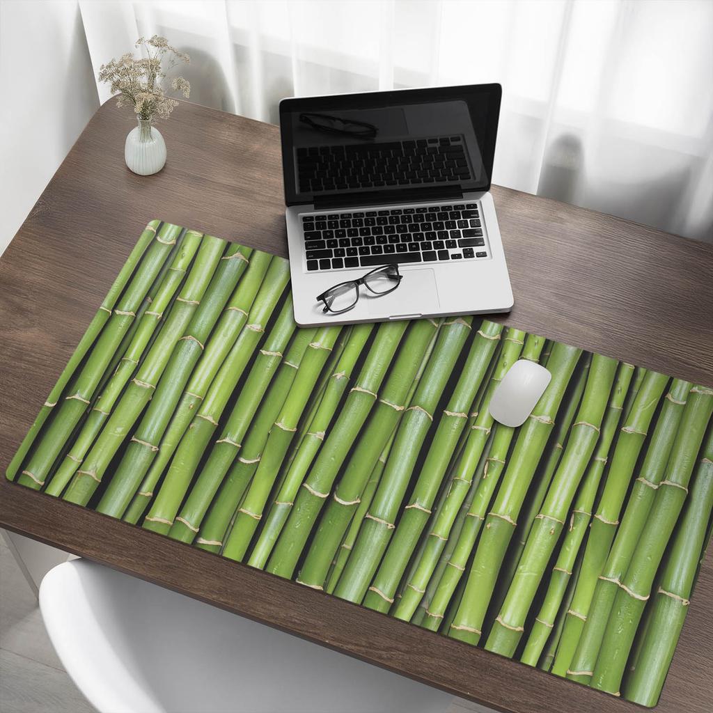 Anti-slip Gaming Mouse Pad Bamboo Pattern 120X60 Cm