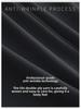 Women's 2025 Black Ice Silk Suit Pants: Spring/Summer Straight-Leg, Petite/Wide-Leg Casual Style