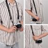 VOVMOEYA Kamera Kameragurt mit Dreiecksring für und Schultergurt für Fuji Kompakt- und spiegellose Digitalkamera Gesamtlänge Crossbody oder Hals