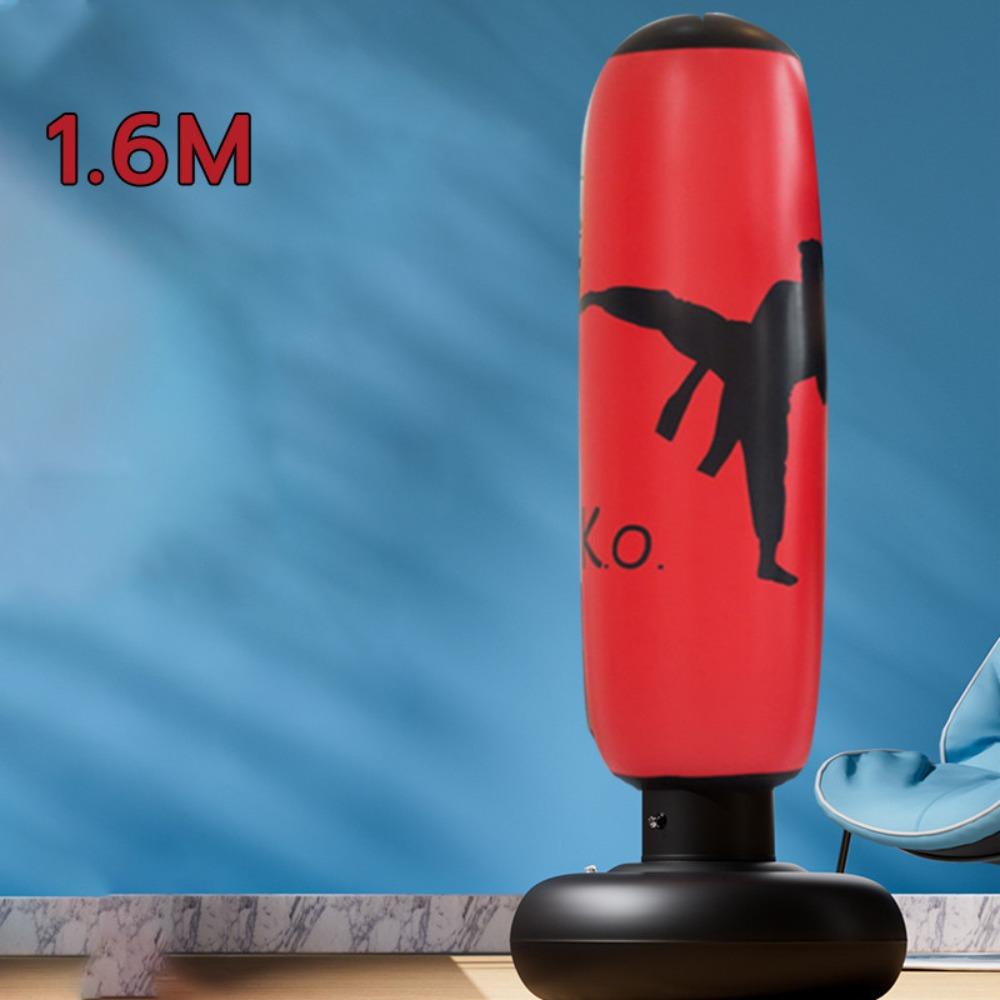 PVC Inflatable Punching Bag Thickened Free Standing Boxing Bag  Kids Fitness Training