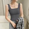Square Collar Camisole for Women, Sexy and Stylish Back, Anti Exposure, Wide Shoulder Suit, Base Top for Spring and Summer