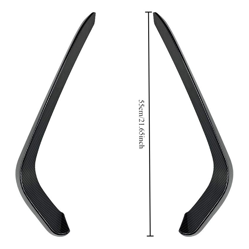 1pair for Volkswagen Passat B8 (overseas Passat) front bumper fog light wind blade decorative strip car sticker modification