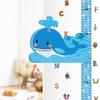 Removable Elephant Height Ruler Cartoon Wall Sticker Growth Chart  Kids Room