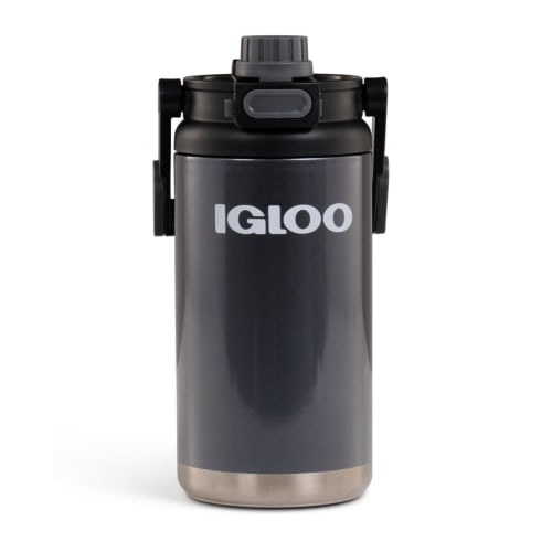 

Igloo 54oz Hybrid Jug, 1.6L, Stainless Steel with Fence Hook, Charcoal, 131486