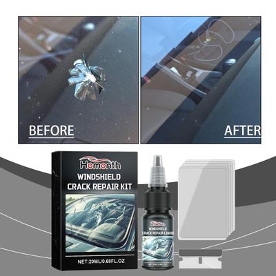 20ml Glas Reparatieset Auto Voorruit Barsten Krassen Helder Zicht Hechtingsoplossing
