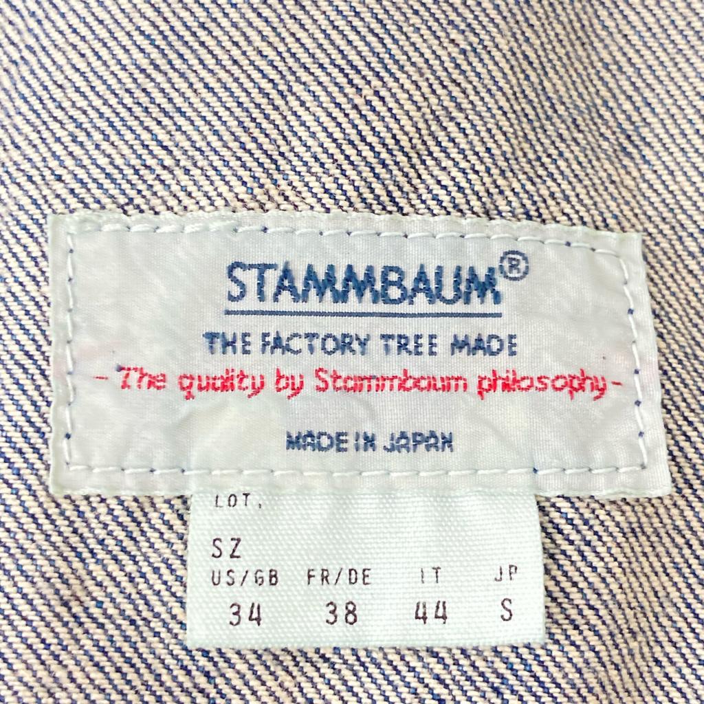 STAMMBAUM [L'APPARTEMENT Exclusive] 781001DE2 Indigo Vintage Denim Jacket Jacket S IndigoUsed