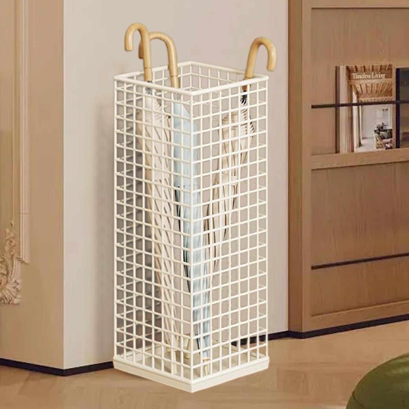 

Подставка-органайзер Современная Прочная Организация Контейнер для хранения Подставка для зонтов Стойка для прихожей Офиса белый