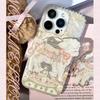 Summer Lamb Stand for IPhone17 for Apple 15 Mobile Phone Case Protective Case 16promaxR New Style Personality
