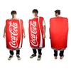 Inflatable Adult Cocacola Suit Cosplay Fancy Dress Costume Party Gift Halloween