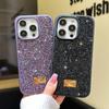 Stylish Shiny Imitation Diamond Phone Case for Iphone 16 15 14 13 12 11 Pro Max Plus INS Girl Back Shockproof Tpu + PC Hard Case