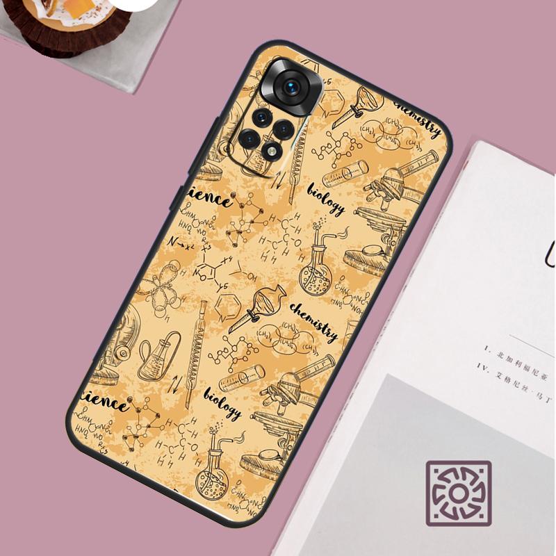 Vintage Chemistry Laboratory Case For Redmi Note 12 10 9 8 11 13 Pro 9S 10S 11S 12S Phone Cover For Redmi 12C 9C 10C 13C