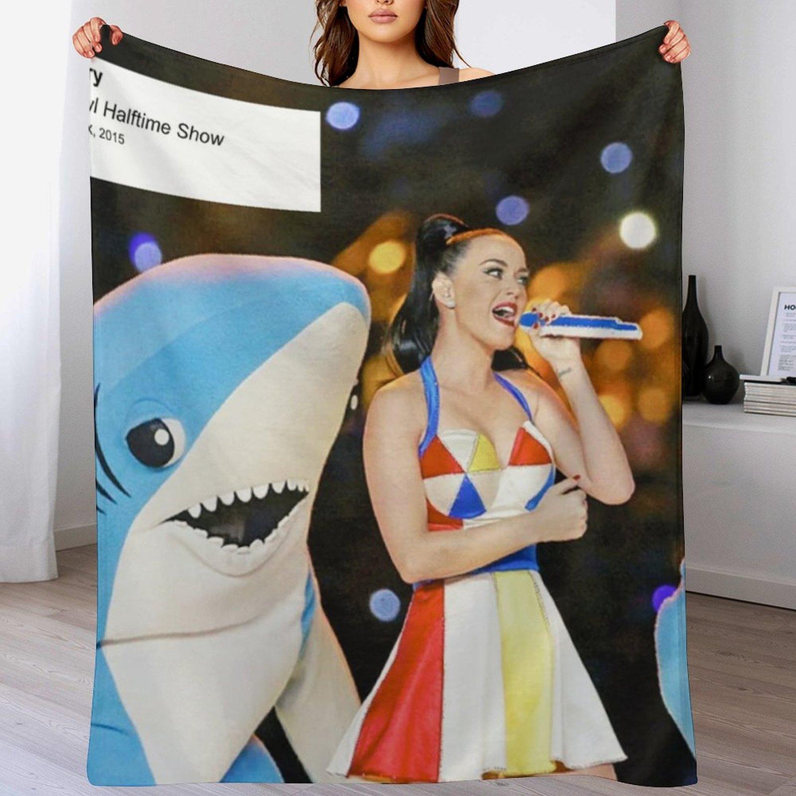 Katy Perry Superbowl Halftime Show Throw Blanket Decorative Soft Throw Blanket for Couch Sofa 102x76cm(40x30in)
