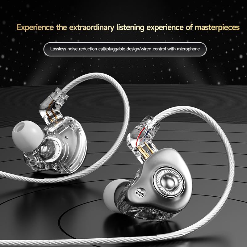 Digitale Chip Kabelgebundene Kopfhörer 3,5 mm AUX/Typ C HIFI In-Ear Einsteckbare Headsets Mit Mikrofon Für Samsung Huawei Xiaomi OPPO iPad PC PS4 PS5 PC