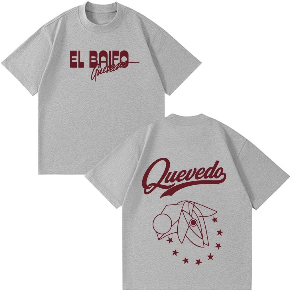 Quevedo El Baifo Album 2026 Tour H T Shirt Unisex Fashion Tshirt Summer Shortsleeved Casual Vintage Tshirts Top
