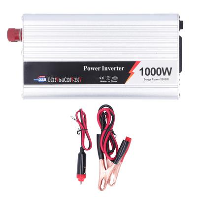 Vehicle Power Inverter 1000W USB Interface Quiet Cooling Fan Car Inverter DC12V To AC220?230V