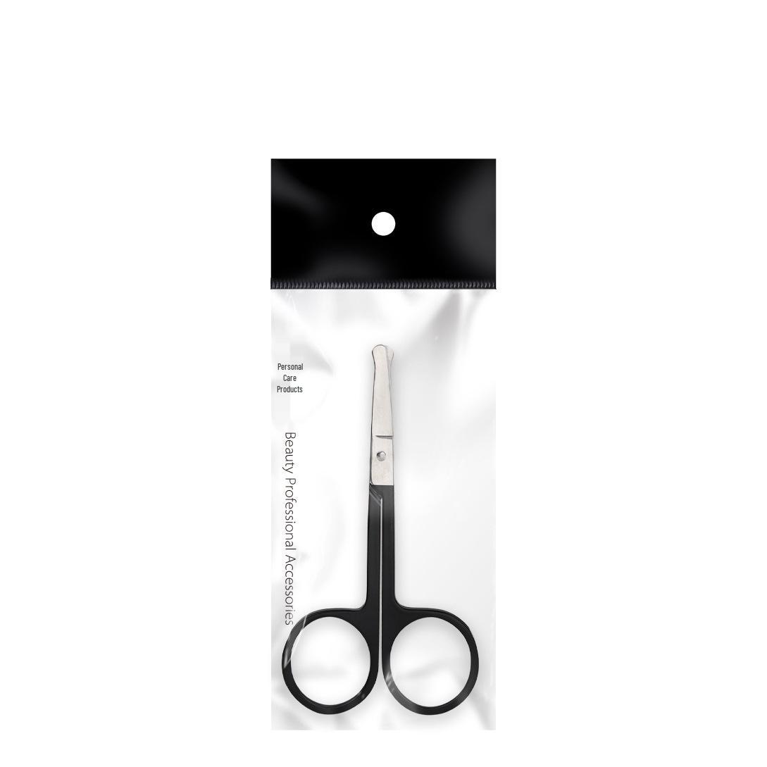 

Набор ножниц для красоты Mido из нержавеющей стали: Включает получерные ножницы для подстригания бровей, кусачки для ногтей и ножницы с круглыми кончиками для стрижки волос в носу.