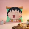 Fashion CChibi Marukochaned Cushion Cover Premium SkinFriendly Pillow Case MultiPurpose for Home Office Travel