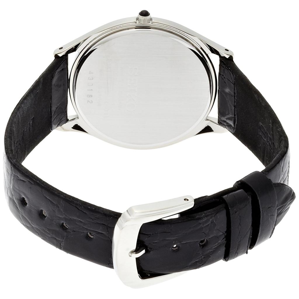 [Seiko Watch] Dolce Men's Quartz Watch, Sapphire Crystal, Anti-Reflective Coating, Black