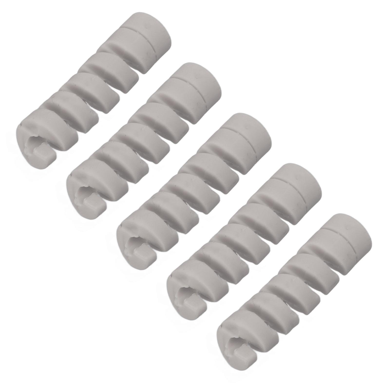 

CANSUCC 5 шт. Защитная оплетка для рамы велосипеда, резиновая защита тросика переключателя и тормоза велосипеда, серая серый