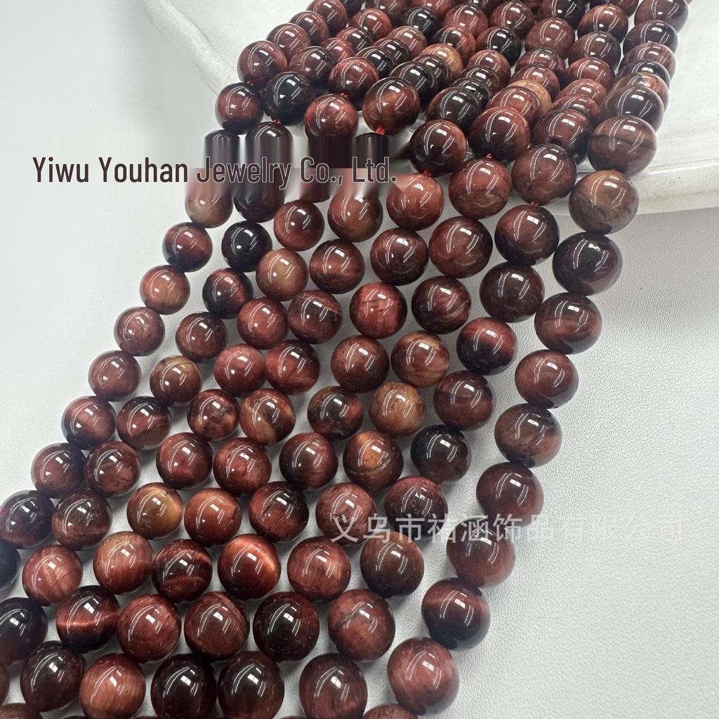 Handmade Natural Colorful Tiger Eye Stone Beaded Jewelry Accessories