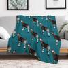 O is for Okapi Throw Blanket Anti Shedding Soft Fuzzy Blanket for Home