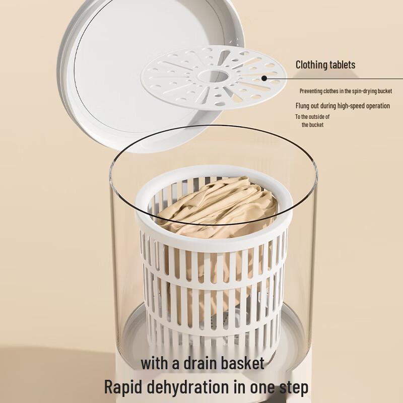 LISM 4L Portable Mini Automatic Washing Machine