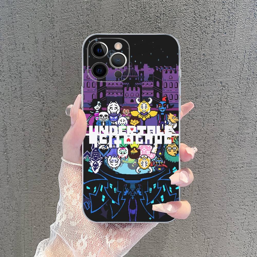 U-Undertale Game For IPhone 17 16 15 14 13 12 11 Pro Max Plus Mini Funda For Transparent Cover