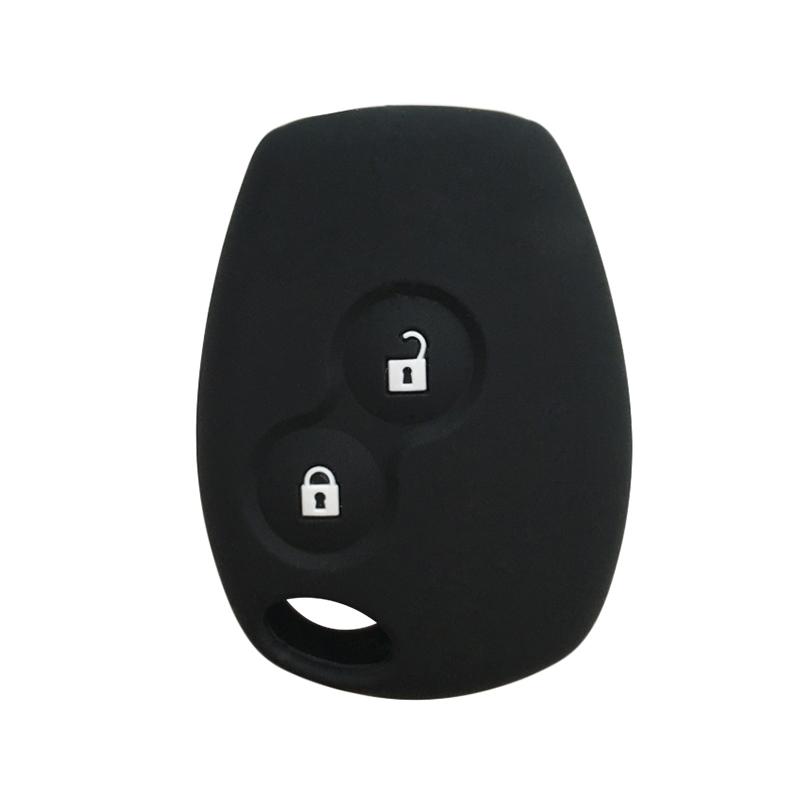 For Renault Twingo Silicone Key Cover for Renault Kangoo 2 Button for Renault DACIA Sandero Duster Megane Modus Key Cover Cap