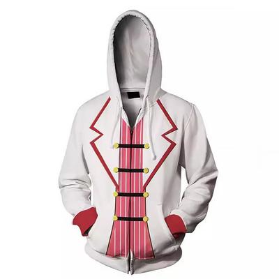 Helluva Boss Fizzarolli Alastor Sweat à capuche Cosplay Fermeture éclair Hommes Femmes Sweats Manches Longues Ample Mode Pulls Sweat à capuche
