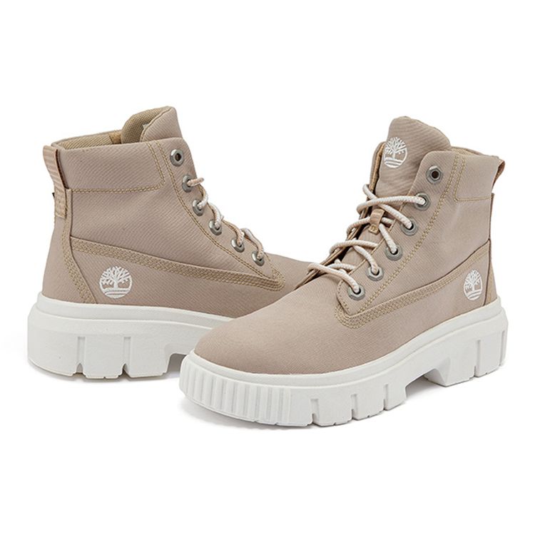 Timberland Outdoor Casual Mid-Calf Boots Women Boots Light-Brown A2JGDW