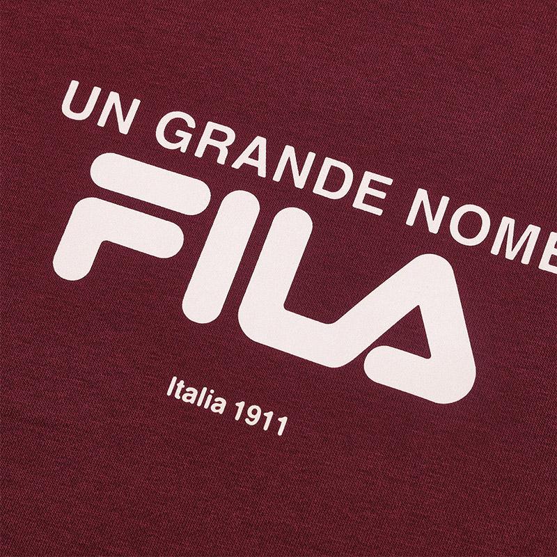 New FILA ORIGINALE Sweatshirt Men's Tree Port Burgundy F11M449203FWI