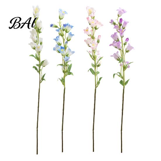 Realistic Floral Arrangement Artificial Lily of The Valley Flowers, Bellflower Bouquet for Wedding Table Centerpieces Fake Flowers Home Decoration And