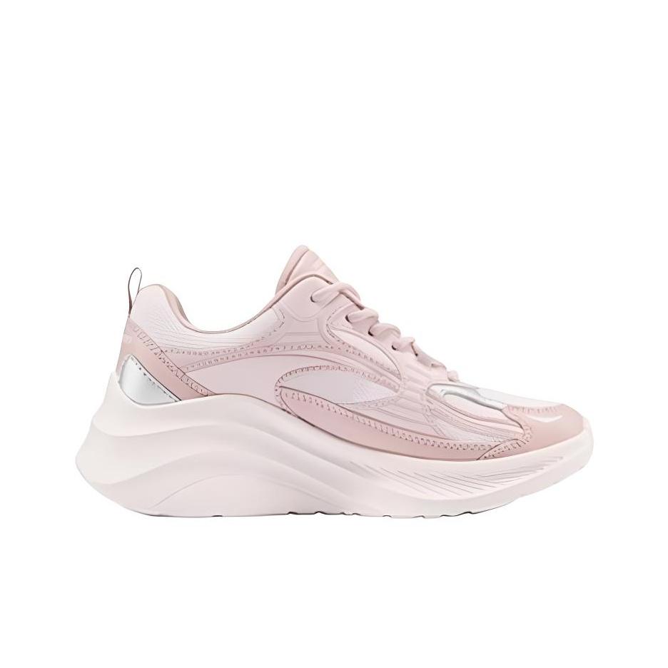 Skechers Casual Comfortable Fashion Breathable Height Increasing Lifestyle Shoes Women Sneaker Pink 117523-PNK