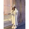 Soft Waxy Knitted Sweater Cardigan Women's Autumn and Winter New Casual Loose and Thin Lazy Style Imitation Mink Velvet Long Coat