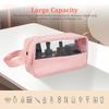 PVC Clear Makeup Bag Portable Travel Wash Bag Waterproof Large Capacity Cosmetic Bag Translucent Beauty Women Toiletries Case